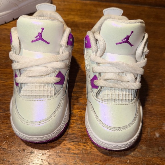 Jordan Other - Nike Air Jordan 4 Retro 'Hyper Violet' Toddler Shoes Size 7c Fq1313-151